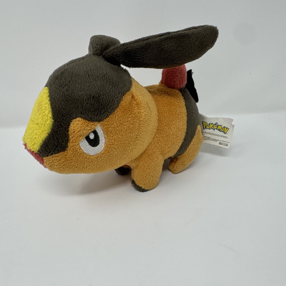 Pokémon Jakks Pacific 2011 Tepig Pokemon Nintendo Stuffed Animal Plush 6" Used